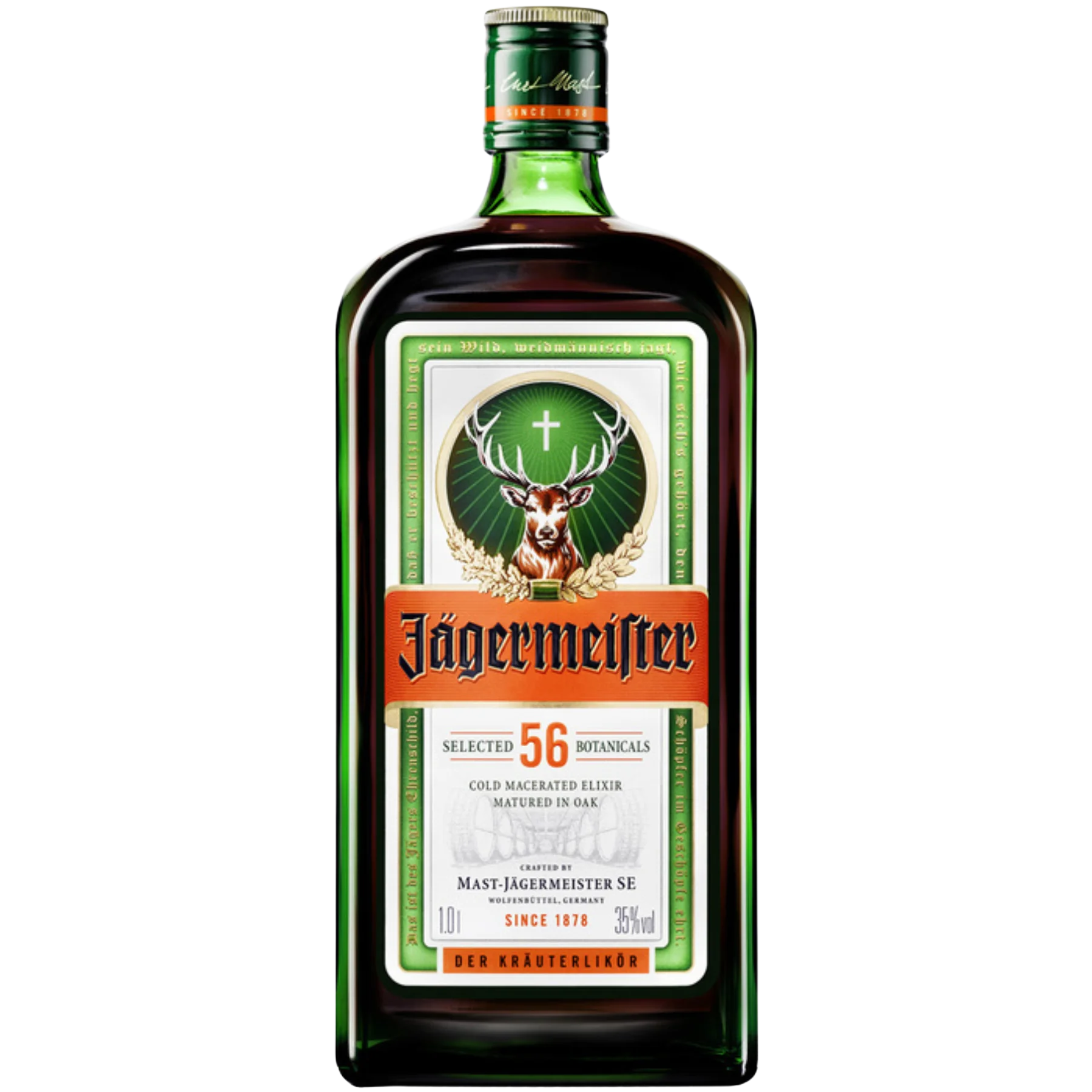 Jagermeister – მცენარეული ლიქიორი. 1 ლ