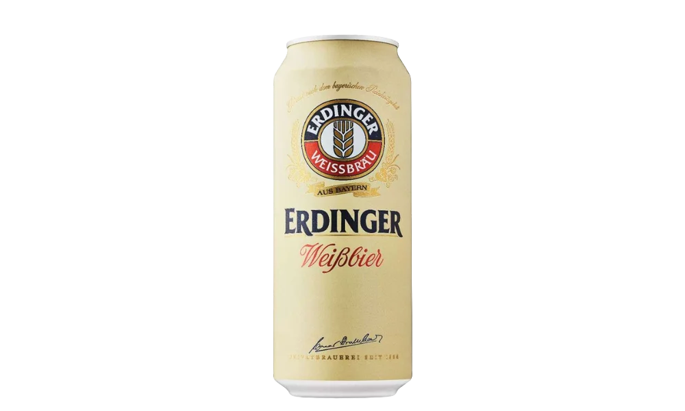 ERDINGER ხორბლის თეთრი ლუდი 0.5ლ ქილა