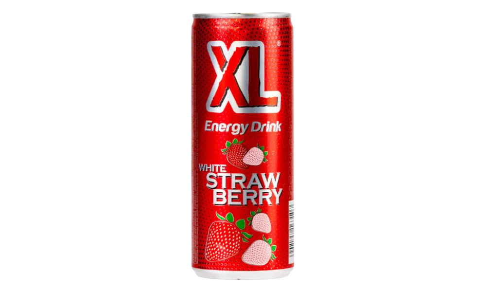 XL - თეთრი მარწყვი ენერგეტიკული სასმელი
